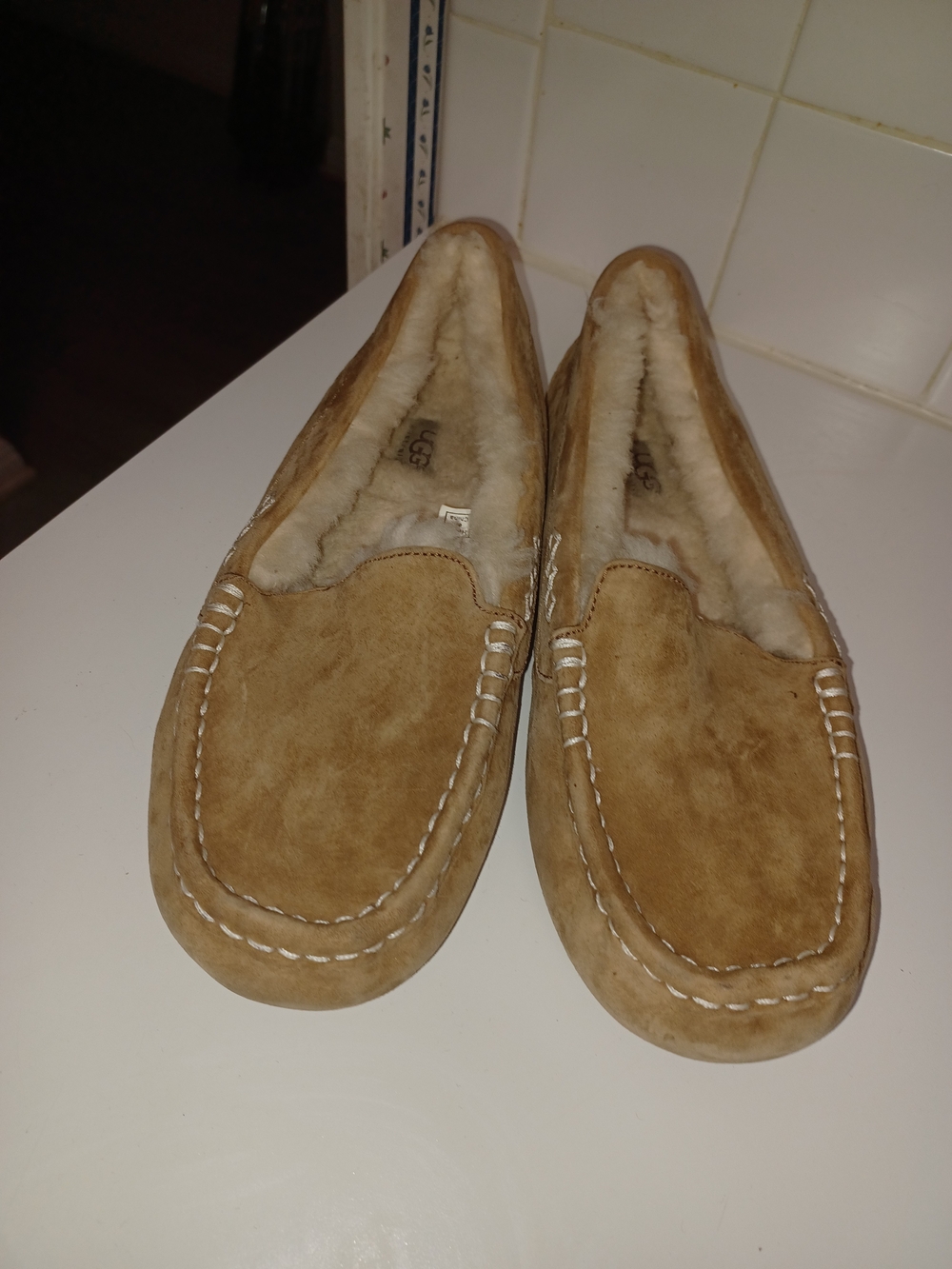 UGG Men's Chestnut Suede Moccasin Slipper - Chestnut